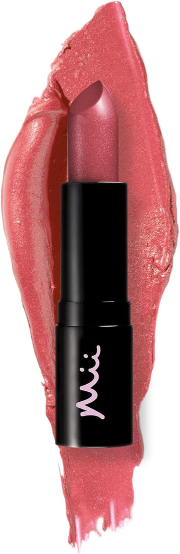 Mii Cosmetics Moisturising Lip Lover Long-Lasting Plump Lipstick | 16 Shades | Improves The Condition Of Your Lips & Delivers A Rich Colour And Sheen | Tease