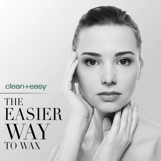 Clean + Easy Petite Triple Roll On Wax Kit – Hair Removal Warmer With Cartridges, Rollers, Remover & Strips, Pre & Post Wax Care Kit, 120V