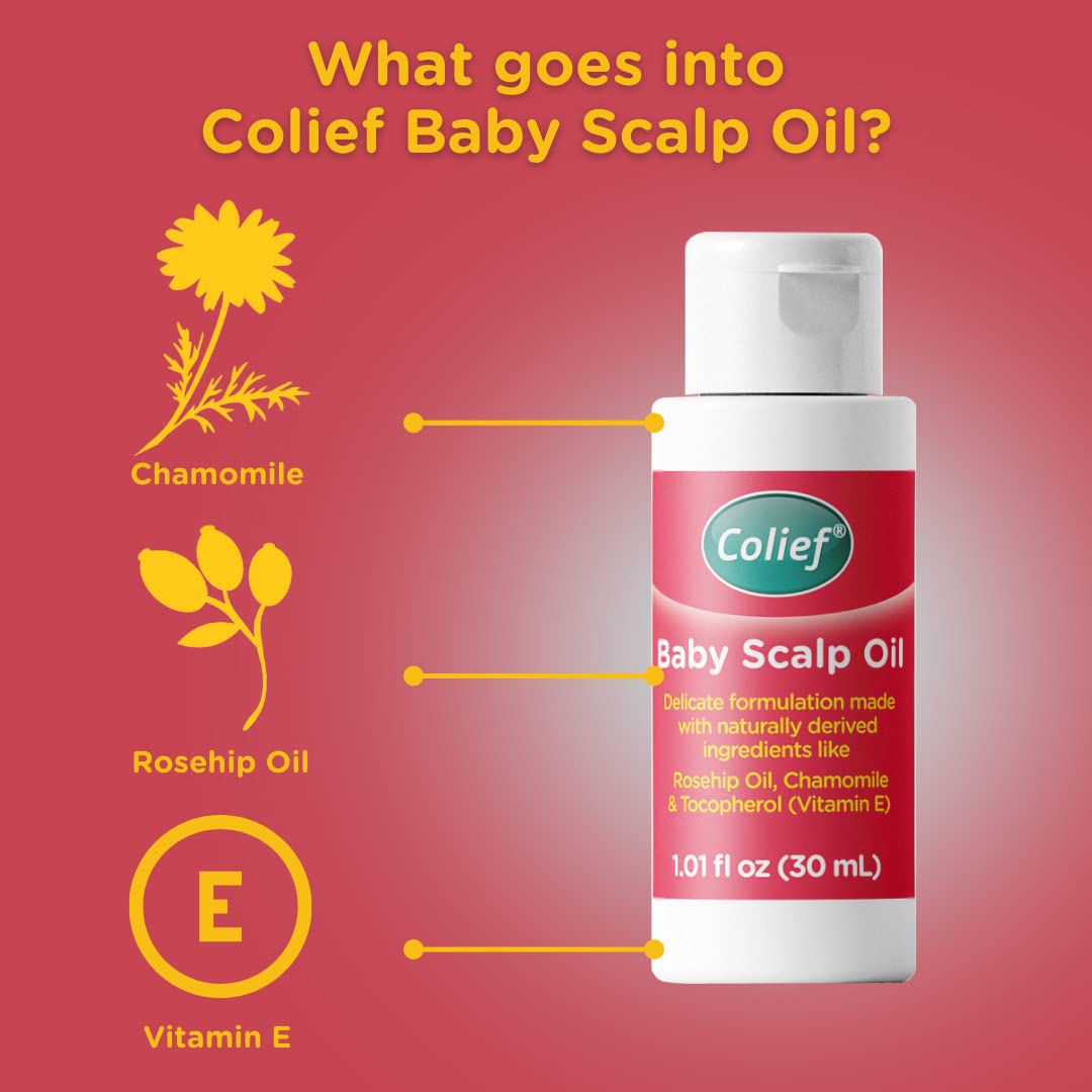 Colief Baby Massage Oil Baby Scalp Oil | Soothing Moisturizing Oils For Babies Scalp & Body | Made With 100% Natural Ingredients | : Baby
