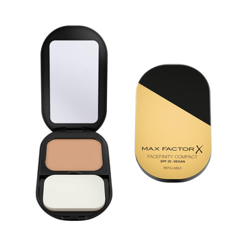 New Max Factor Facefinity Compact Foundation Spf20-01 Porcelain