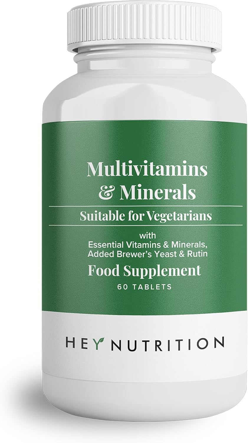 Hey Nutrition Advanced Multivitamin With Essential Nutrients - Immune Boosting, Prevent Vitamin Deficiencies & Energy Levels - Men & Women - 60 Capsules, Non-Gmo, Vegetarian