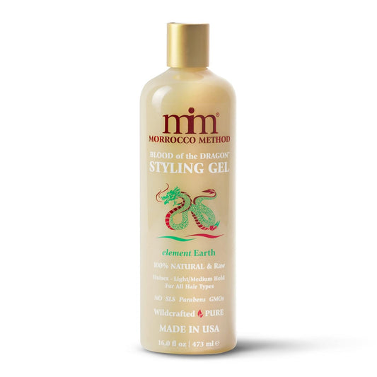 Morrocco Method Int'L Blood Of The Dragon Styling Gel. 100% Natural & Raw. Unisex. Light/Medium Hold For All Hair Types. No Sls, Parabens Or Gmo'S. 16 Oz. : Beauty & Personal Care