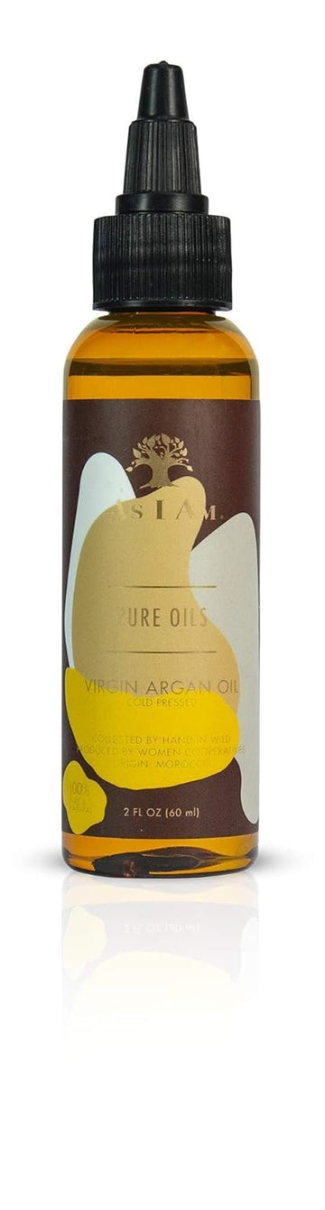 As I Am Virgin Argan Oil, 2 Fluid Ounces - 100% Pure Argania Spinosa Oil - Infused With Tocopherols, Fatty Acids, And Anti-Oxidants - Hand Picked In Small Moroccan Co-Operatives