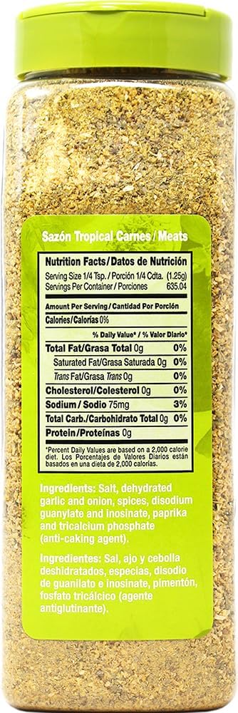 Badia Sazon Tropical Seasoning Catering Size 793.8G (Green)