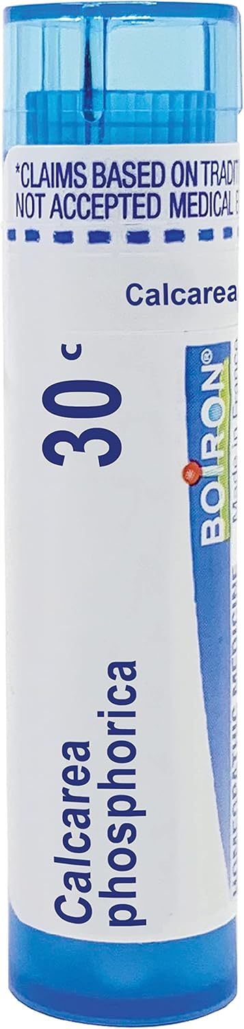 Boiron Calcarea Phosphorica 30C, 80 Pellets, Homeopathic Medicine For Growing Pains, 80 Count (Pack Of 1)