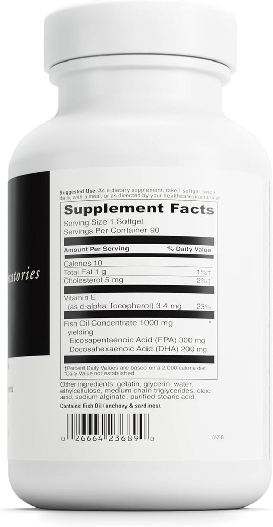 DAVINCI Labs Omega-3 1000 - Dietary Supplement to Maintain Already Nor