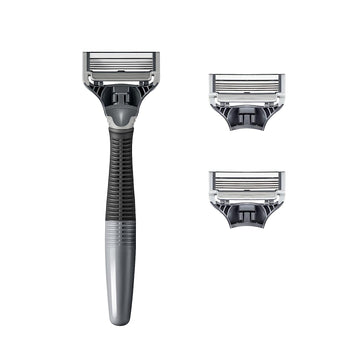 Harry's Shaving Razors for Men includes 3 Razor Blade Refills (Charcoal)