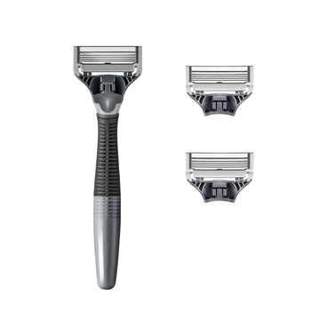 Harry'S Shaving Razors For Men Includes 3 Razor Blade Refills (Charcoal)