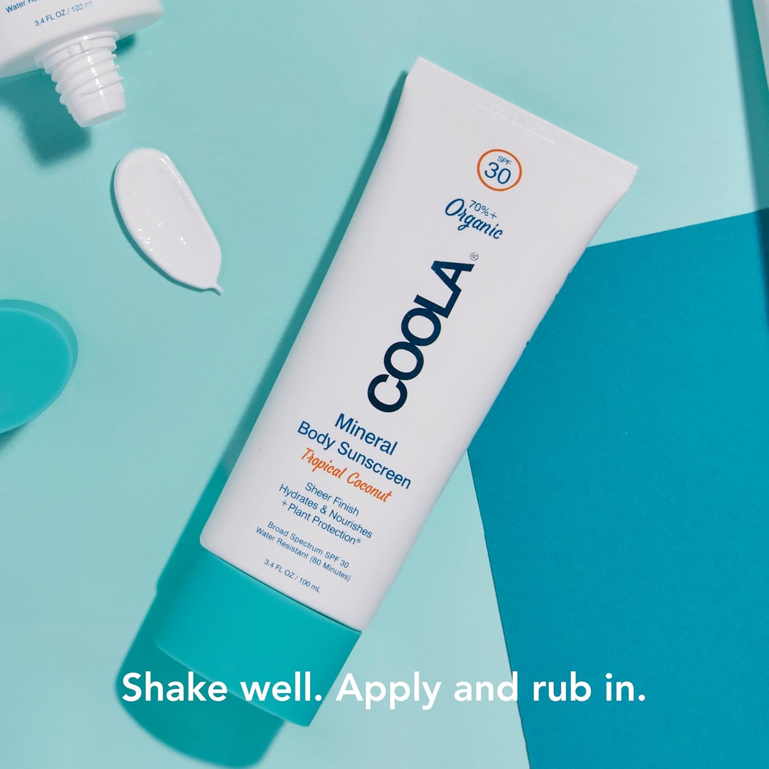 COOLA Organic Mineral Sunscreen SPF 30 Sunblock Body Lotion, Dermatologist Tested Skin Care for Daily Protection, Vegan and Gluten Free, Tropical Coconut, 5 Fl Oz : Beauty & Personal Care