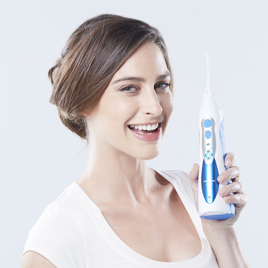 Panasonic Cordless Water Flosser, 3 Speed Pressure Settings Oral Irrigator, Washable, Rechargeable Portable For Travel And Home - EW2A