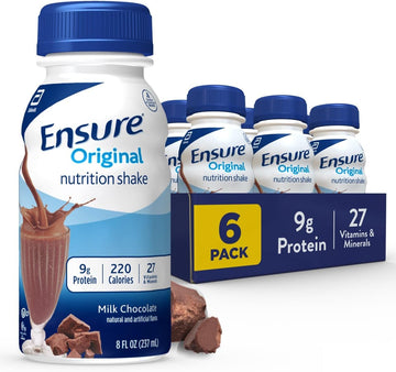 Ensure Original Milk Chocolate Nutrition Shake | Meal Replacement Shake | 6 Pack