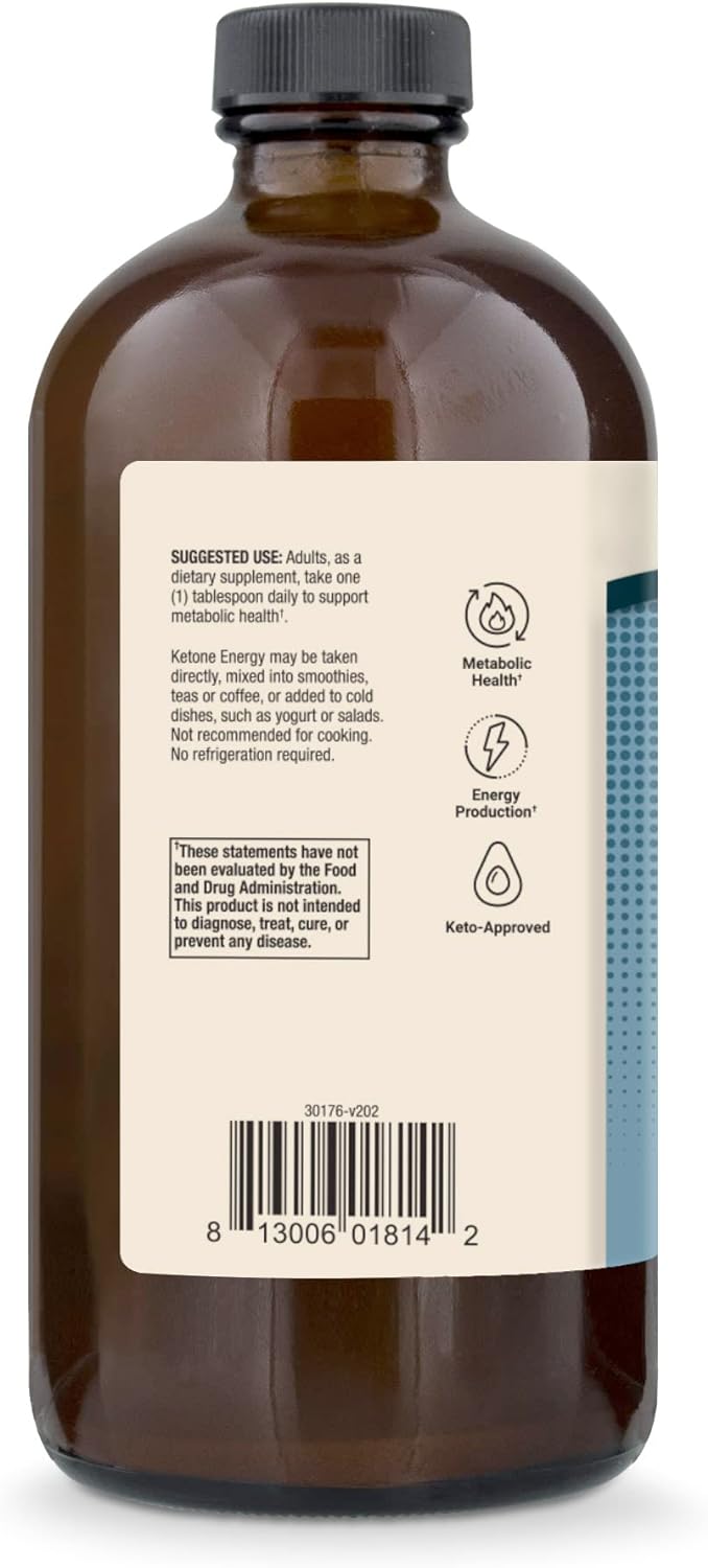 Dr. Mercola, Biothin Ketone Energy Caprylic Acid MCT Oil, 16 FL oz (1 PT.) 473 mL, 31 Servings, non GMO, Soy-Free, Gluten Free : Health & Household