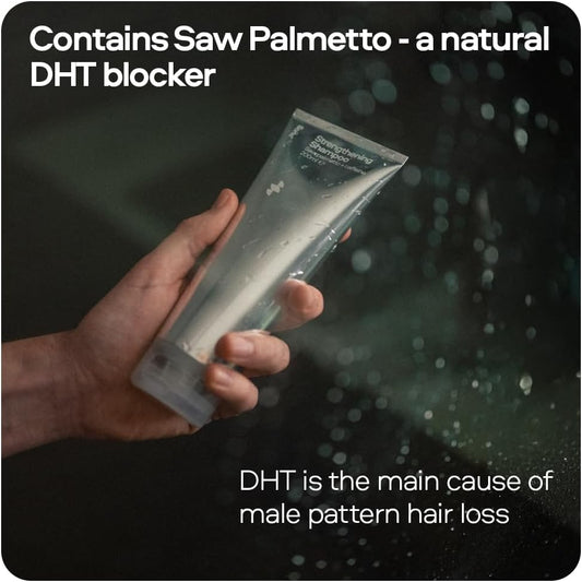 Sons Shampoo & Conditioner For Men. Dht-Blocker, Hair Thickening And Anti-Dandruff With Caffeine. Tackles Hair Loss, Thinning & Dry Scalp. Promotes Hair Growth. 1 Month Supply. Made In Europe