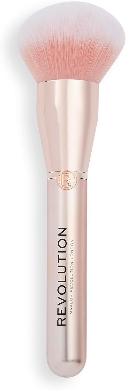 Revolution Create Ultimate Powder Brush (R12), Makeup Brush For Finishing Powders, Bronzers, Or Powder Foundation, Vegan & Cruelty-Free