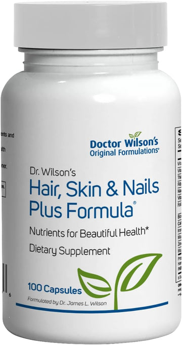 Dr. Wilson'S Hair, Skin & Nails Plus Formula 100 Capsules Nutrient Sup