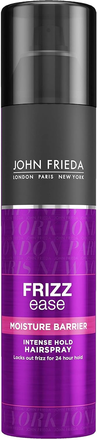 John Frieda Miraculous Recovery Sleek Bangs & Buns Bundle Smoothing & Nourishing Shampoo, Conditioner, Leave In Conditioner, Hairspray & Touch Up Crème For Medium To Thick Hair Tames Frizz & Flyaways