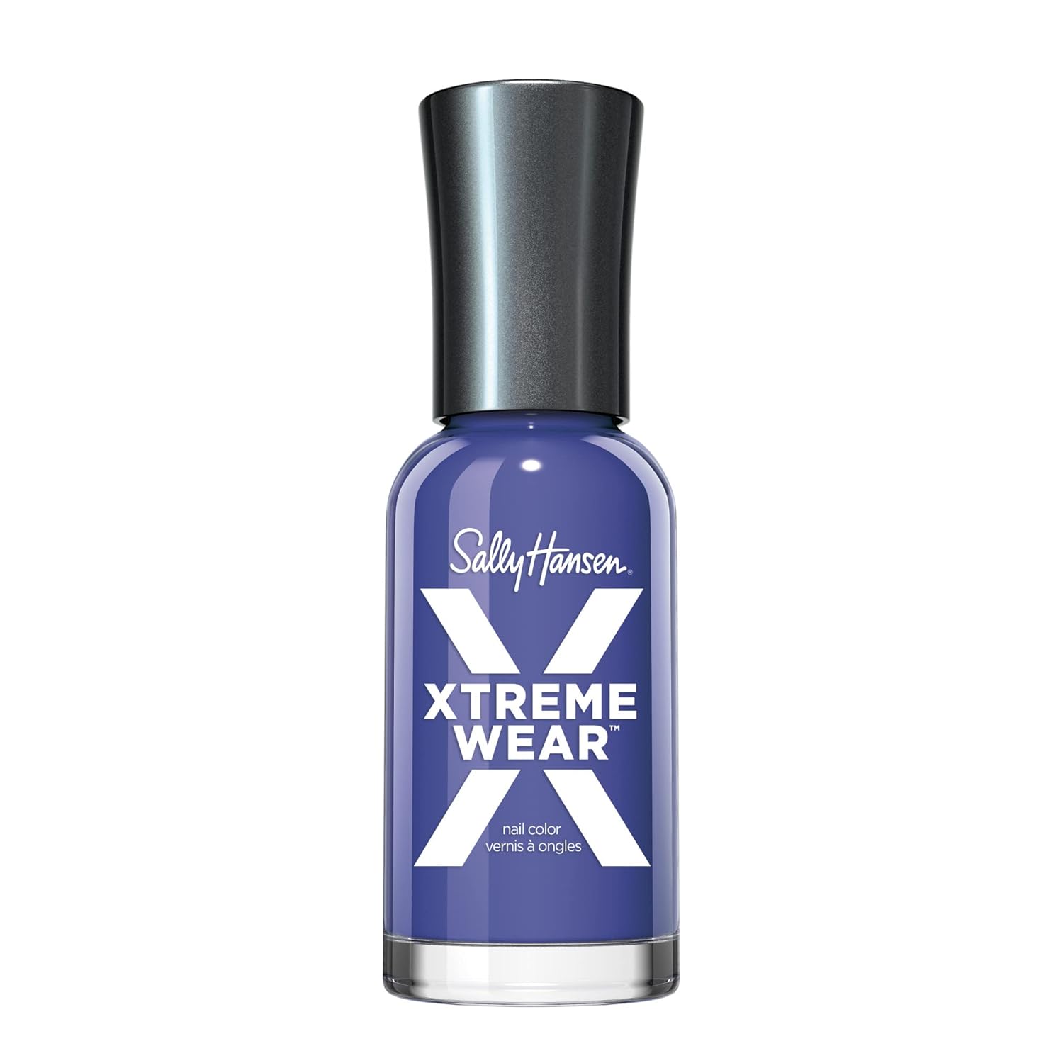 Sally Hansen Xtreme Wear Nail Polish, Streak-Free, Shiny Finish, Long-Lasting Nail Color, Byo-Blue, 0.12 Fl Oz