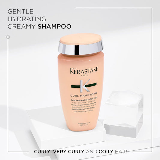 Kerastase Duo Curl Manifesto Bain Hydratation Shampoo 250Ml & Curl Manifesto Fondant Hydratation Con