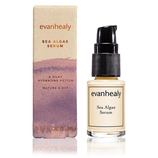 Evanhealy Sea Algae Anti Wrinkle Serum For Sensitive Skin | Lightweight Firming Face Serum Anti Aging | Facial Serum With Hyaluronic Acid & Botanical Extracts