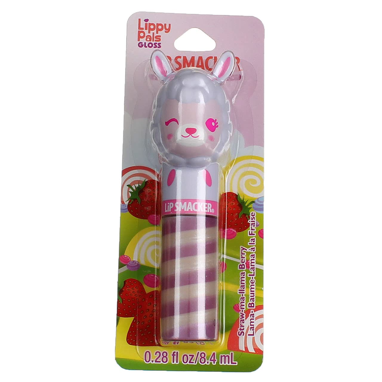 Lip Smacker Lippy Pals Swirls Llama, Flavored Moisturizing & Smoothing Soft Shine Lip Balm, Hydrating & Protecting Fun Tasty Glossy Finish, Cruelty-Free & Vegan - Straw-Ma-Llama Berry : Beauty & Personal Care