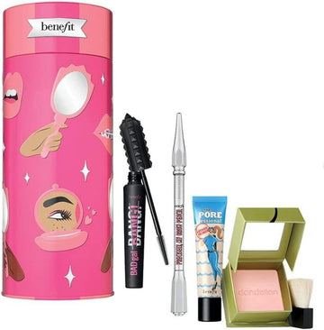 Benefit Talk Beauty to Me Mascara, Brow, Blush & Primer Gift Set
