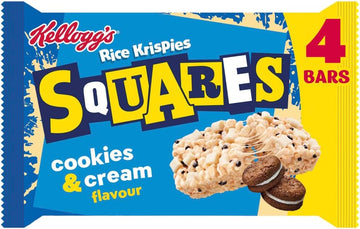Rice Krispies Squares Cookies and Cream Flavour, 4 x 34g : Amazon.co.uk: Grocery