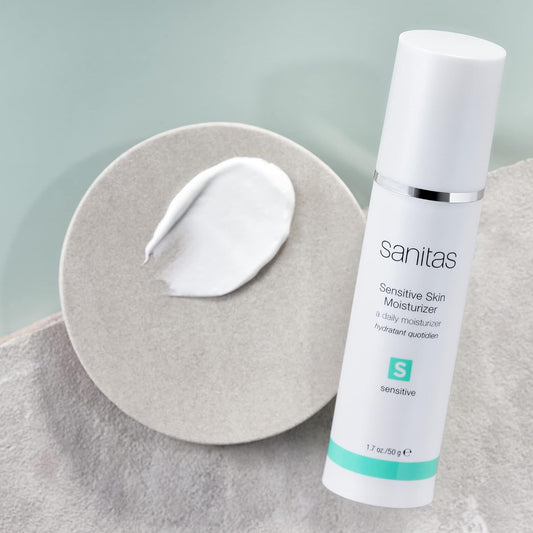 Sanitas Skincare Sensitive Skin Moisturizer, Strengthen & Soothe Fragile Skin, 1.7 Ounce