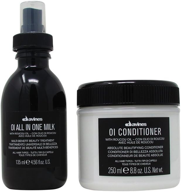 Bundle - 2 Items : Davines Oi/All In One Milk & Davines Essential Haircare Oii Conditioner - Absolute Beautifying Conditioner 250Ml