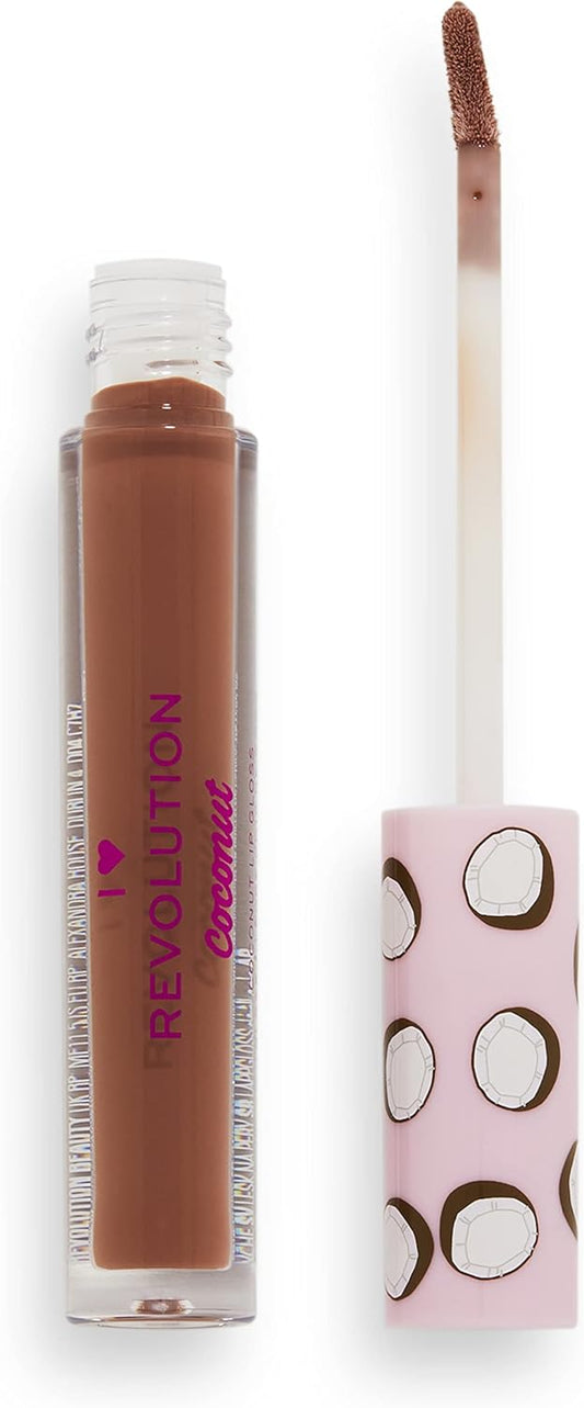 I Heart Revolution, Tasty Coconut, Lip Gloss, Nude Coconut Meringue, 2.2Ml