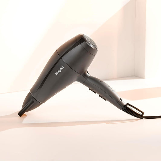 Babyliss Power Light Dry 2000 Hair Dryer, Lightweight Professional Hair Dryer, Made In Italy, Extra-Fast Air Flow