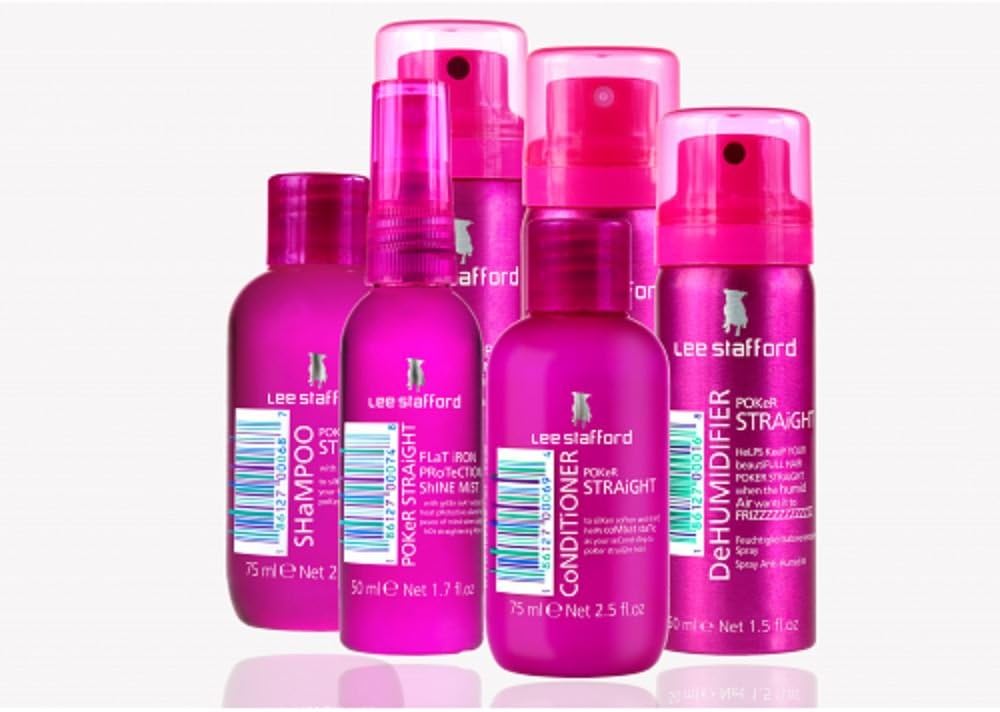 Lee Stafford Poker Straight Flat Iron Protection Shine Mist Travel Size 50ml : Amazon.co.uk: Beauty