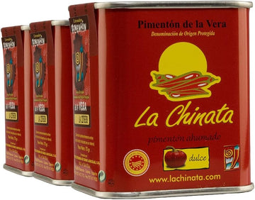 Set Of 3 Cute La Chinata Pimentón De La Vera Dulce Peppers 70G Pepper Powder
