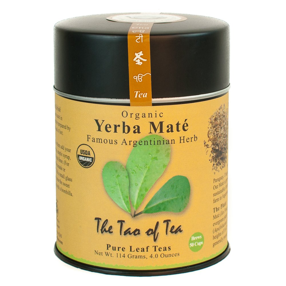 The Tao Of Tea, Argentinian Yerba Mate, Certified Organic, 4-Ounce Tin