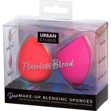 Cala Duo Make-Up Hot Pink & Coral Blending Sponges