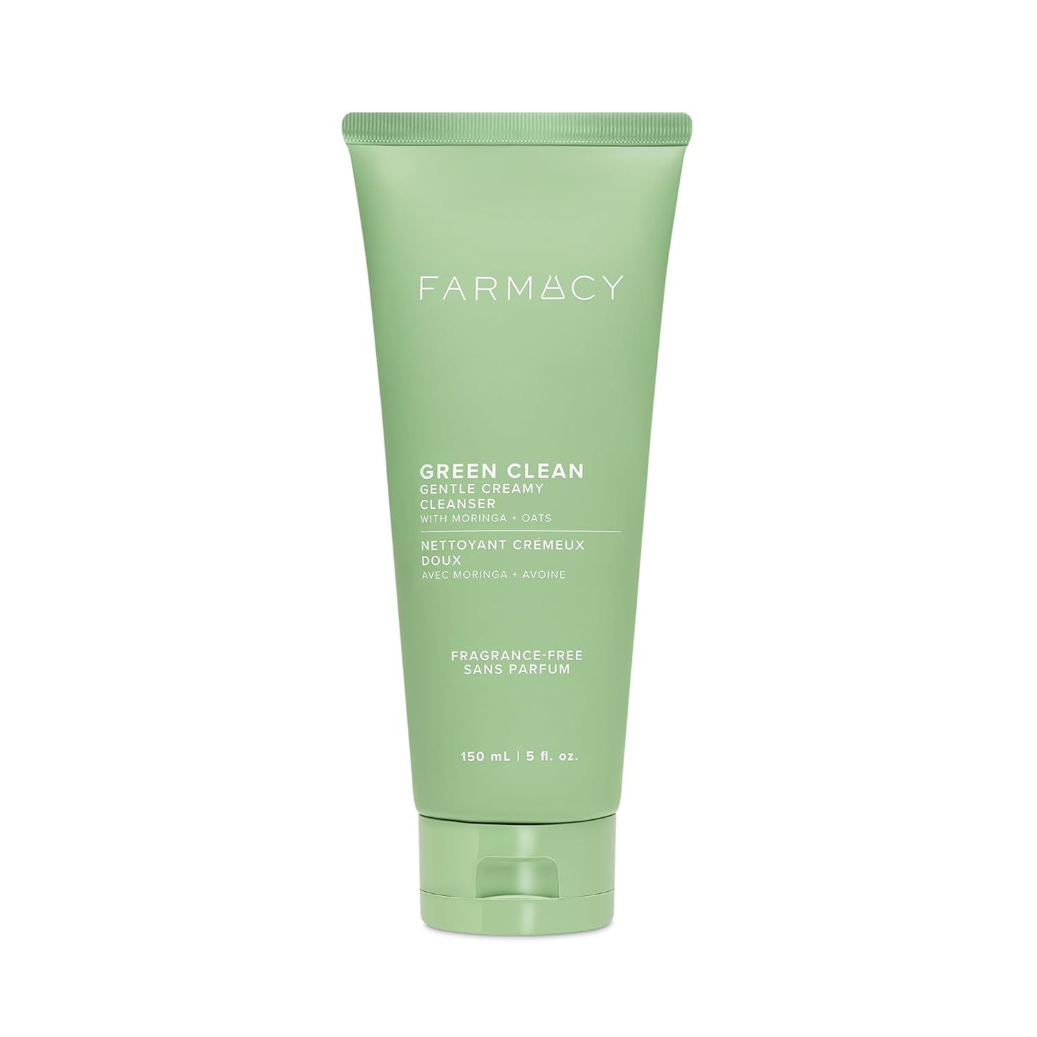 Farmacy Gentle Creamy Face Cleanser - Hydrating Facial Cleanser To Nourish + Help Remove Makeup + Impurities - Enriched With Aloe + Moringa Oil To Soothe, Purify + Refresh Skin (5 Fl Oz)