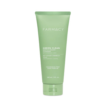Farmacy Gentle Creamy Face Cleanser - Hydrating Facial Cleanser To Nourish + Help Remove Makeup + Impurities - Enriched With Aloe + Moringa Oil To Soothe, Purify + Refresh Skin (5 Fl Oz)