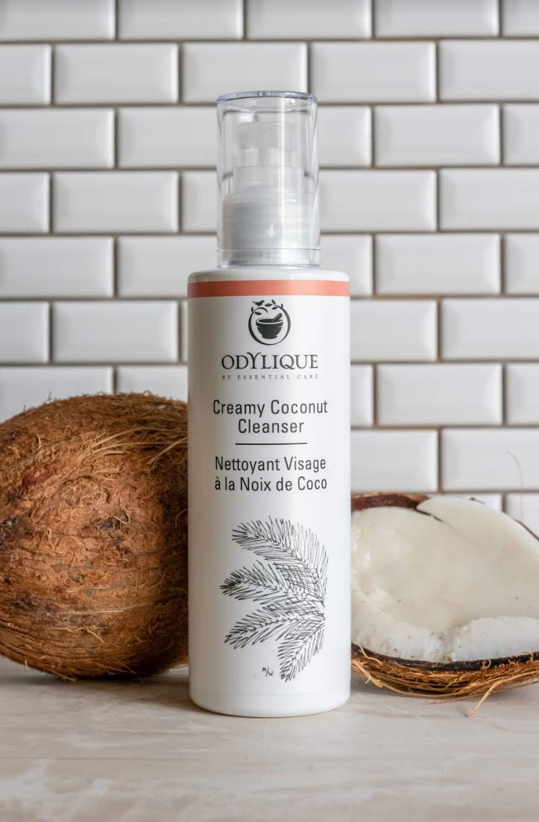 Odylique - Organic Cleanser Sensitive Skin 200ml - Creamy Coconut Cleanser – With Soothing Rose & Detoxifying Lemon - Natural Cleanser Face : Amazon.co.uk: Beauty