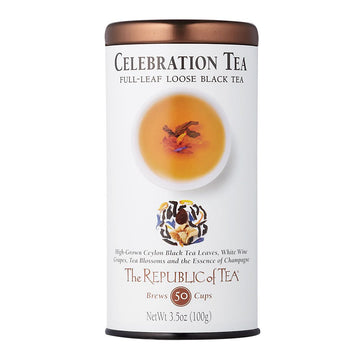 The Republic Of Tea Black Full-Leaf Loose Tea (Celebration Black, 3.5 Oz)