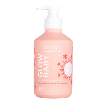 Glow Baby Brightening Body Wash, Vitamin C, Brightening, Dark Spots, Hydrating, Glowing Skin, Shower Gel, Niacinamide, Mineral Oil Free, Vegan