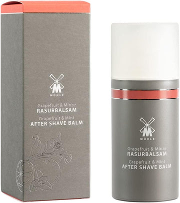 Mühle Grapefruit & Mint Aftershave Balm, 100Ml – Aftershave For Men, Soothe & Nurture The Skin, Vitalizing Mint Oil For Cooling Effect, Post Shave Balm, Men’S Aftershave