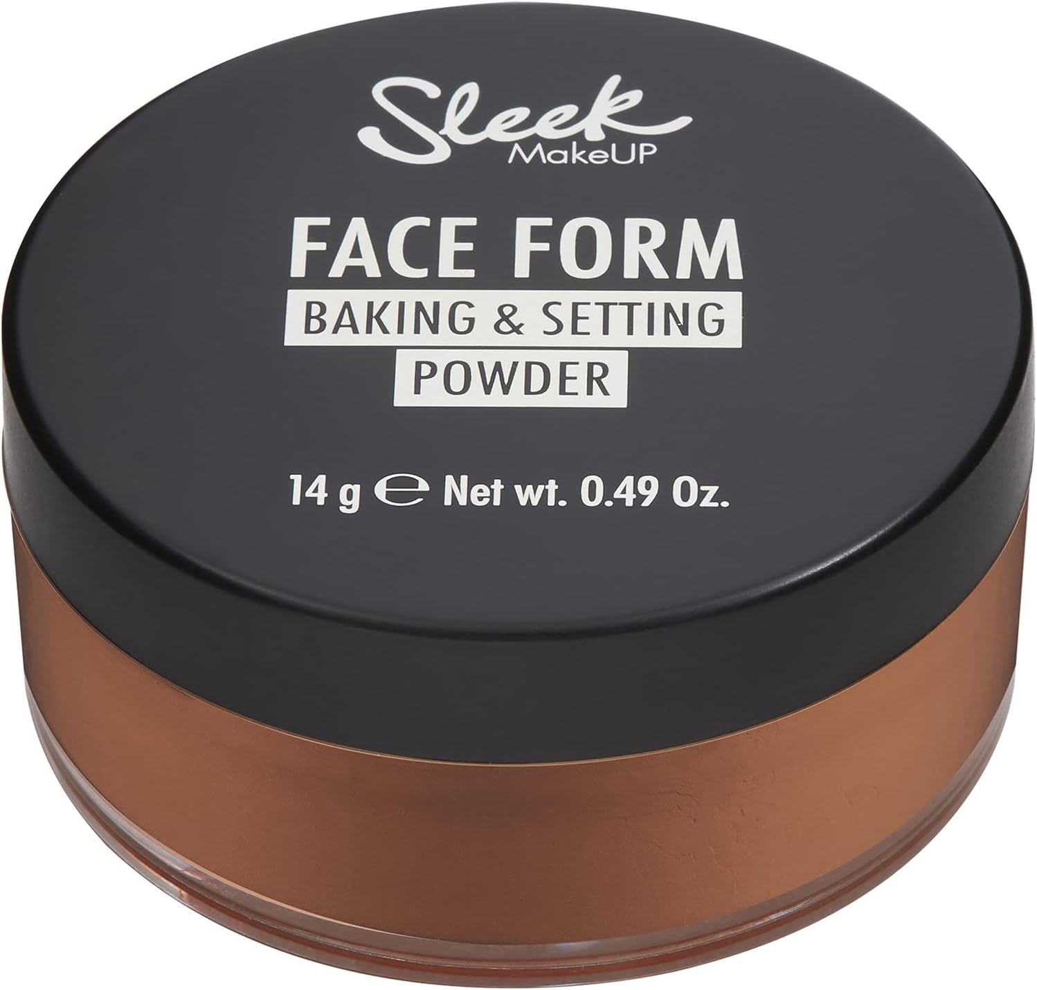 Sleek Makeup Face Form Baking & Setting Powder, Loose Setting Powder To Lock In Your Makeup, Lightweight Formula, Deep 14G