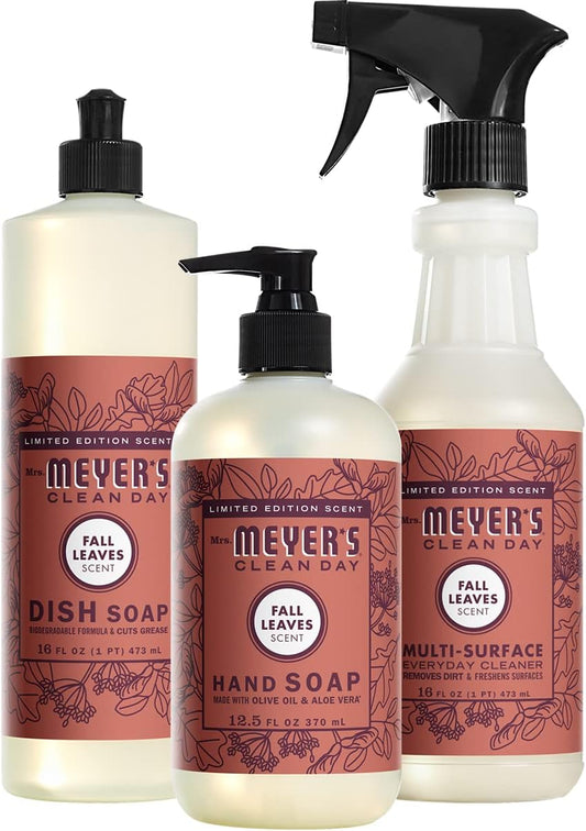 Mrs Meyers Clean Day Fall Leaves Scent Dish Soap (3) : Health & Household