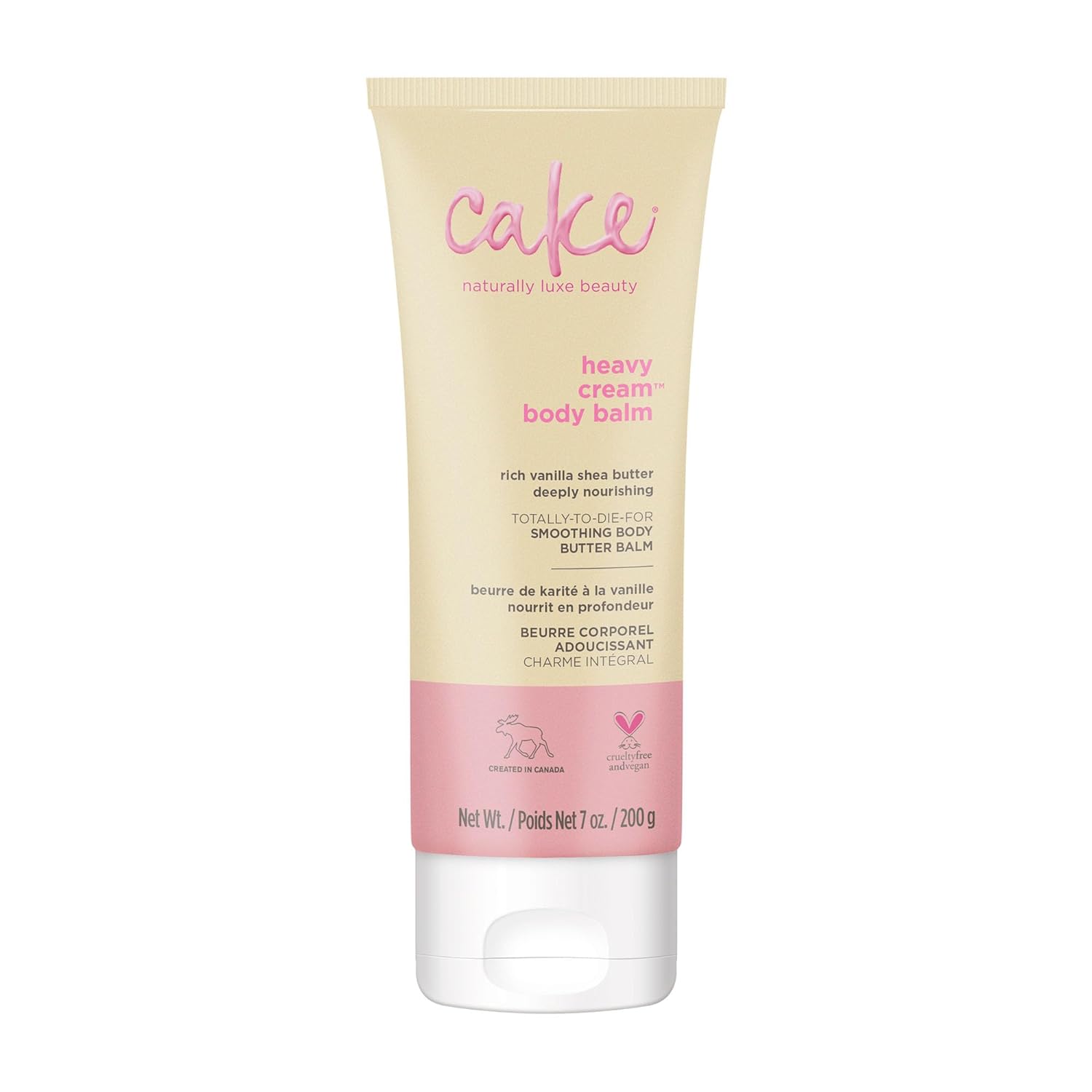 Cake Beauty Vegan Body Lotion For Dry Skin - Oat Milk, Shea Butter & Aloe Vera - 7 Ounce