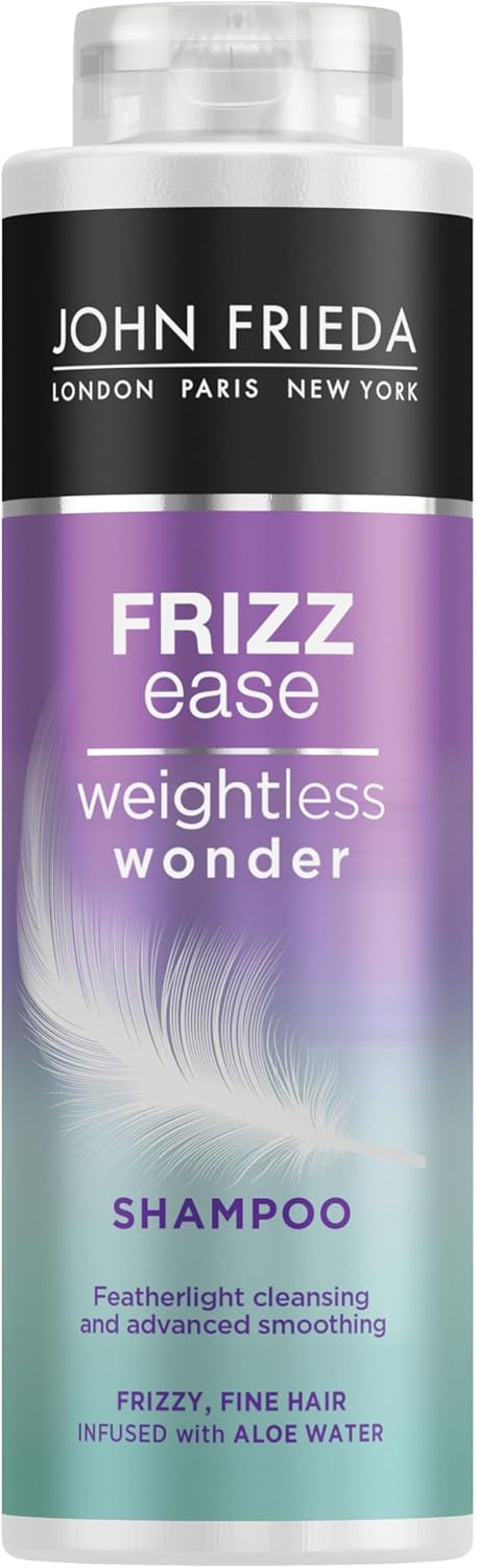 John Frieda Frizz Ease Weightless Wonder Shampoo 500ml, Lightweight Anti-Frizz Shampoo for Fine, Thin Hair : Amazon.co.uk: Beauty