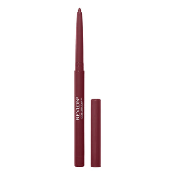 Revlon Lip Liner, Colorstay Lip Makeup With Built-In-Sharpener, Longwear Rich Lip Colors, Smooth Application, 665 Plum, 0.01 Oz