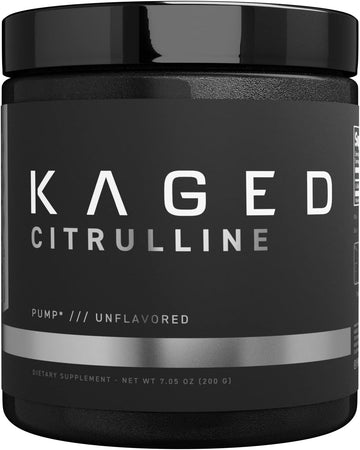 Kaged Premium L-Citrulline Powder | Unflavored | Enhance Muscle Pumps | Improve Muscle Vascularity | Nitric Oxide Booster | 100 Servings