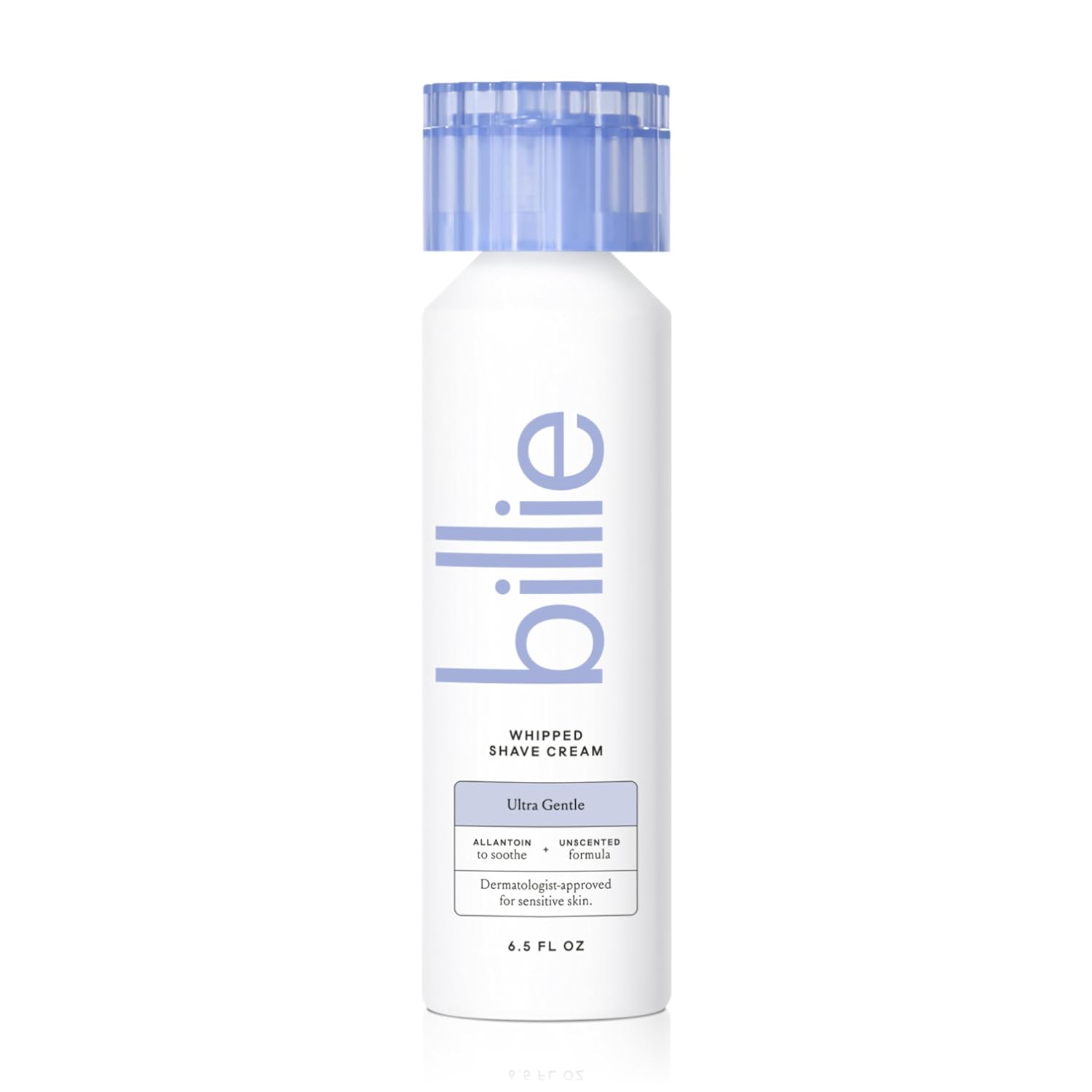 Billie Whipped Shave Cream - Ultra Gentle Protection - Fragrance-Free & Dermatologist-Approved - Designed For Sensitive Skin - 6.5 Fl Oz