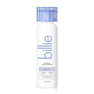 Billie Whipped Shave Cream - Ultra Gentle Protection - Fragrance-Free & Dermatologist-Approved - Designed For Sensitive Skin - 6.5 Fl Oz