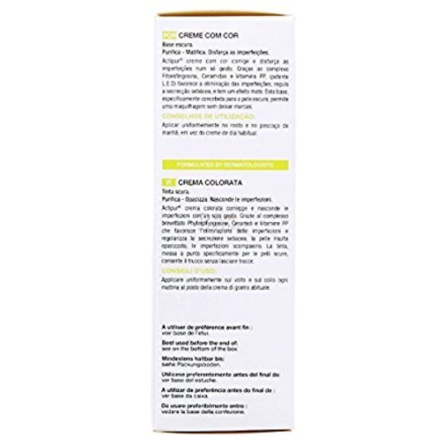 Noreva Led Actipur Crème Anti-Imperfections Teintée Dorée : Noreva Led: Beauty & Personal Care