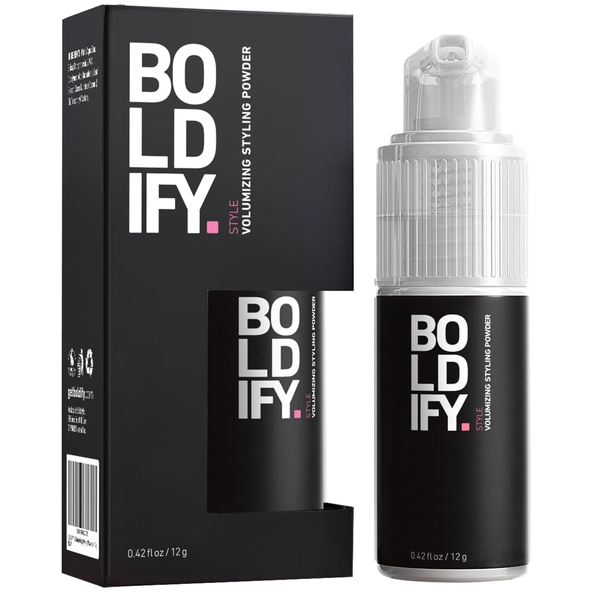 Boldify Hair Texture And Styling Powder For Thinning Hair - Volumizing Agent For Women & Men, Travel Size